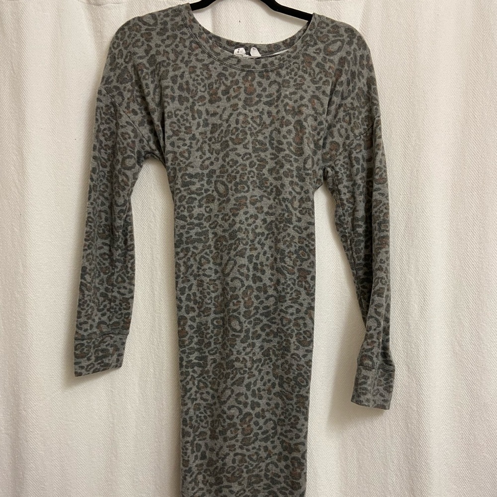 Cheetah print dress